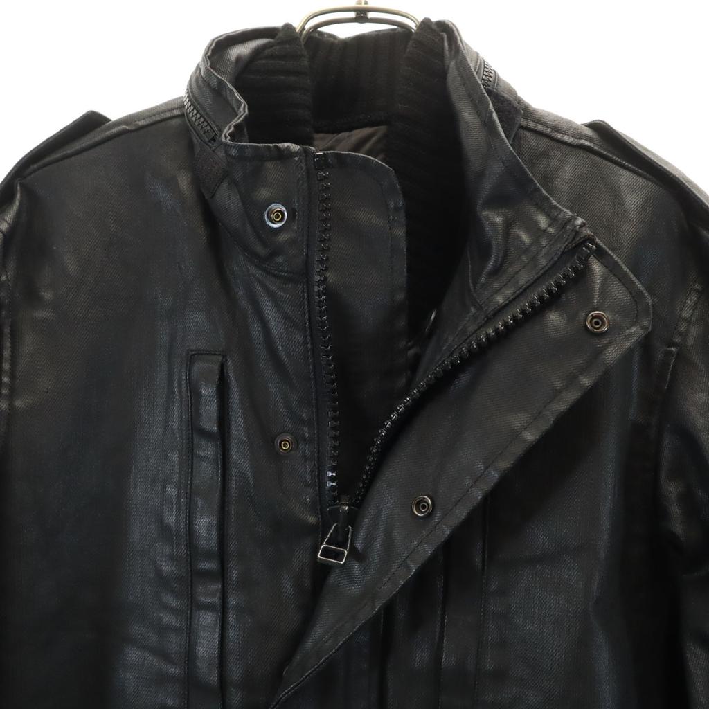 Adidas David Beckham Collaboration 3WAY Faux Leather Jacket XS Black Men's Used