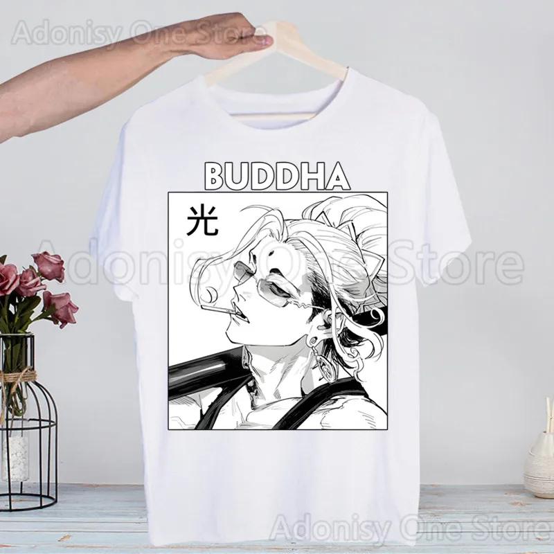 Buddha T Shirt  Unisex Usachan Tops Tees Harajuku Ragnarok Anime Record Aphrodite Record Of Ragnarok Tshirt Streetwear Male T-shirts Shirt