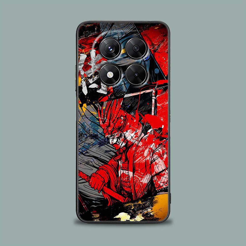 Phone Case for Xiaomi Redmi 15C 14C 12C 13C 4G Redmi Note 15 14 13 12 11 10 Pro Plus 12S Soft Cover Japanese Art Samurai Ninja