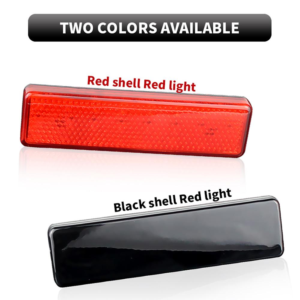 LED Rear Bumper Reflector Tail Light Red For Opel Vauxhall Vivaro Movano A Renault Master Trafic Nissan Primastar Car Accessory