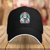 Doctor Sloth Cartoon Baseball Cap Cute Animal Medical Themed Adjustable Cotton Dad Hat for Adults