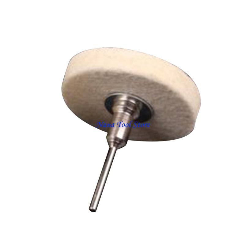 31GJ 50mm 2"Compressed Wool Fabric Disc Polishing Buffing Pads for Fine Polishing