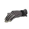 Dunlop DUNLOP Tennis Ladies Gloves Hole TGG0462W Black White M (Nail-through, Palm-side Type) (Both Hands)