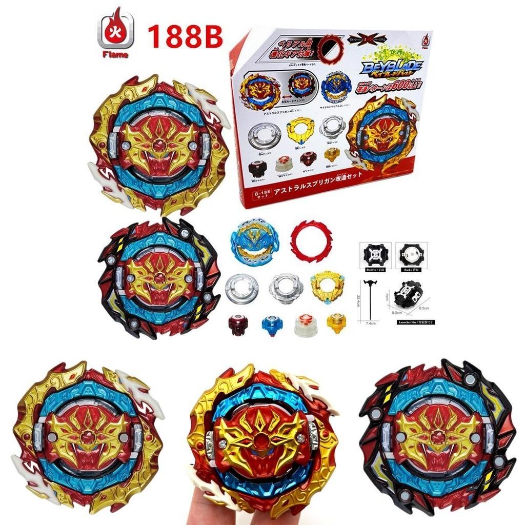 Beyblade Burst B-188 Astral Spriggan Cyclone Belial Exkluzivní Spouštěč Spark Ruler Pro Vysokoenergetické Bitvy