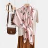 New fashion 111 mulberry silk silk scarf, women's Spring Festival gift for elders to keep warm 111 silk collection
