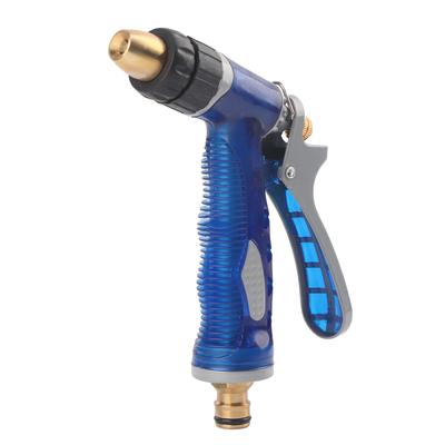 Hochdruck-Wasserspritzpistole für Autowäsche, Reinigung, Gartenbewässerungswerkzeug, Blau