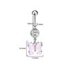 Gaibei Trendy Moon Butterfly Belly Button Ring