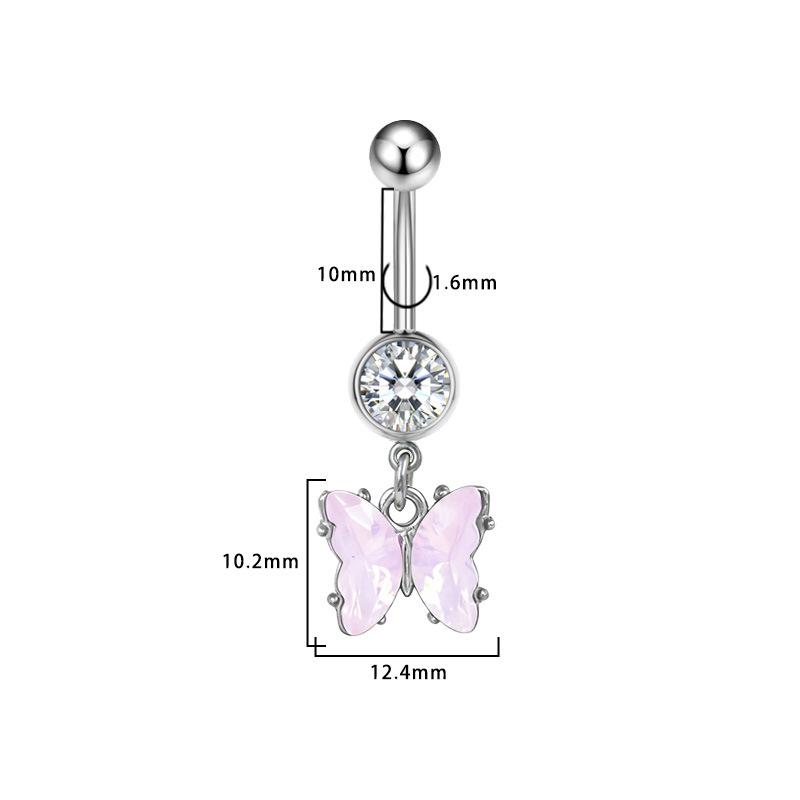 Gaibei Trendy Moon Butterfly Belly Button Ring