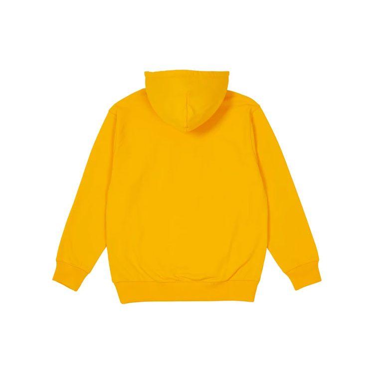 Palace Letter Print Pocket Hoodie Unisex hoodies Yellow P20CS072