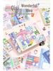 Xin Mo M5 Japanese Die-cut Sticker Book: Versatile Tearable Journal for DIY Collage and Gumi Crafts