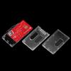 Transparent Work Card Holder Card Sleeve Plastic Protector Cover Transparent Card Holder  Outdoor