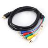 .5M 5Ft HD 1080P HDMI Male To 3 RCA AV Audio Video Converter Cable Cord Adapter