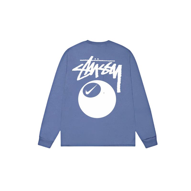 STU SS25 dice printing long-sleeved t-shirt for men and women of the same style, spot classic