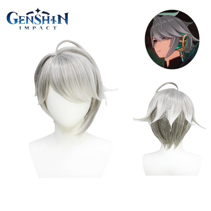 Genshin Impact Alhaitham Cosplay Wig With Realistic Details For Themed Parties