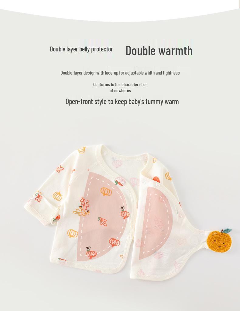 Newborn Seasonal Pure Cotton Half-Back Sleepwear for Infants - Boys & Girls Crawling Outfit