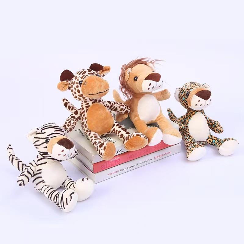 Tiger Cute Cartoon Leopard Deer Lion Plush Toy Companions Girl Kid Birthday Gift