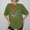 Dumbbells and Dragons Tee Shirt for Unisex Women Printed T Shirts 100 Cotton Clothes