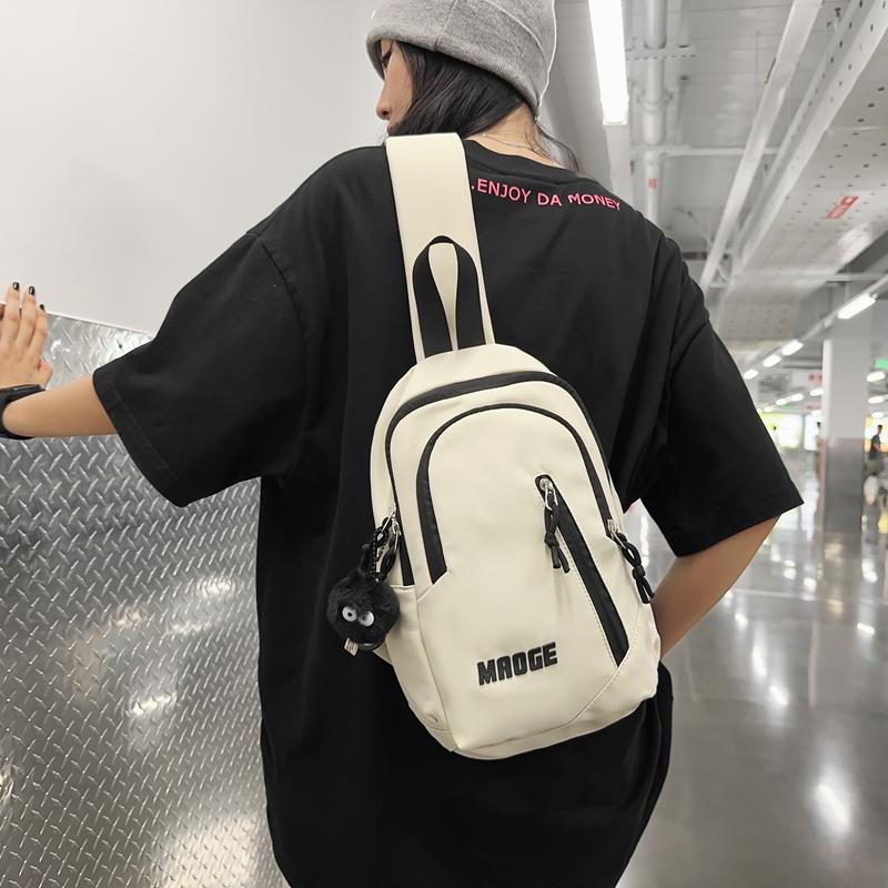 Lightweight Chest Bag Women's Crossbody Bag Men's Sports Riding Large Capacity Shoulder Bag