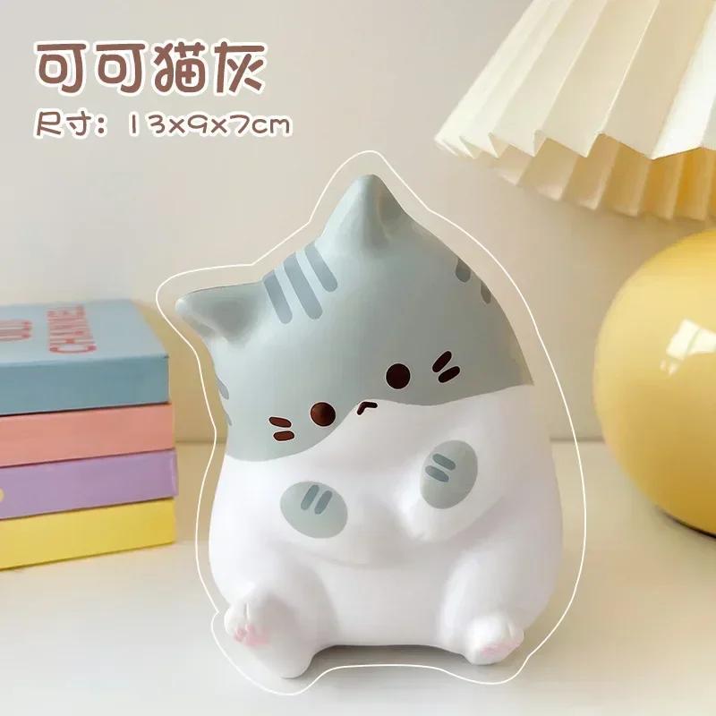 Latest Cat Stress Relief Squishy Toy PU Leisurely Rising Squeeze Antistress Ball Cartoon Table Ornaments Squishy Stress Reliever Playthings
