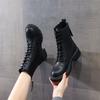 Platform Martin Women's Shoes New Short British Style Spring and Autumn Single Locomotive