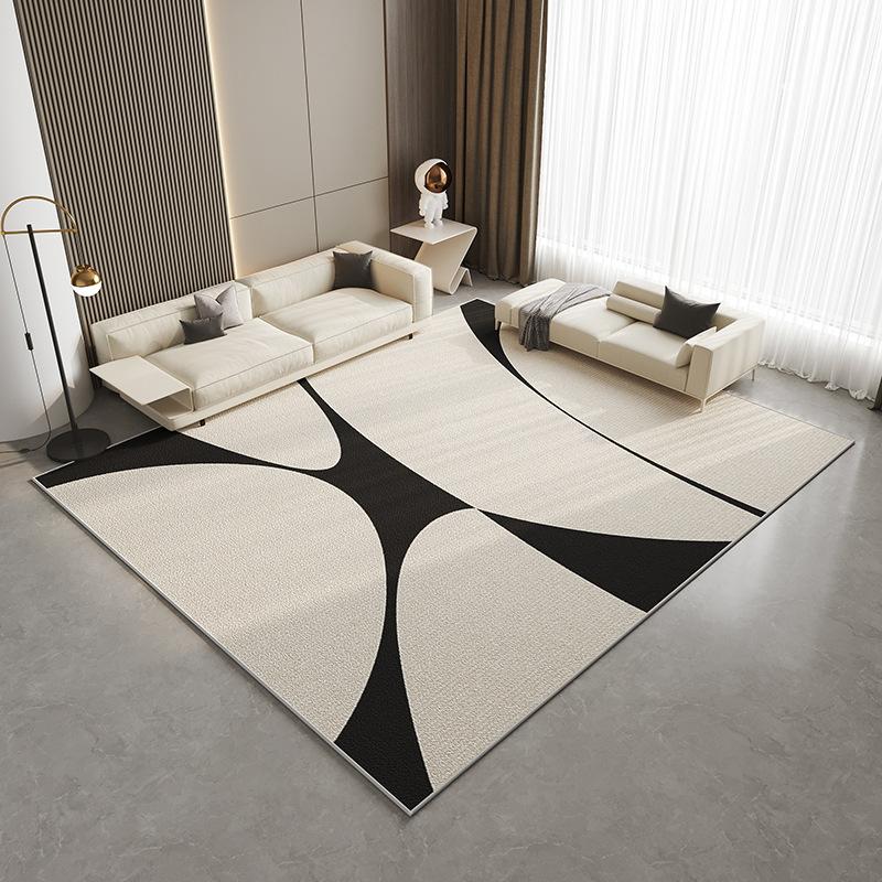 Soft Water-Resistant Living Room Carpet for Bedroom, Office & Sofa, Easy-Care Non-Slip Mat