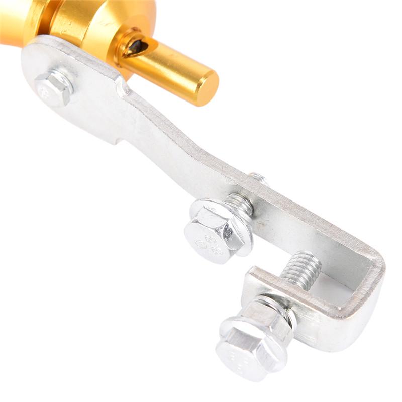 Motorbike Car Exhaust Fake Turbo Whistle Pipe Sound Muffler Blow Off Valve Universal Simulator Whistler