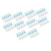 100 Pcs Clothes Hanger Connector Hooks Space Saving Closet Organizers Hanger for Clothes
