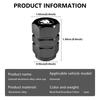 Car Wheel Tire Valve Caps Stem Case Dustproof Accessories For Skoda octavia a5 a4 mk1 2 fabia superb rapid mk3 yeti 2006 Stem Caps1