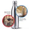 350/500/750/1000ml Double Wall Stainles Steel Sport Water Bottle Thermos Bottle Keep Hot and Cold Insulated Vacuum Flask