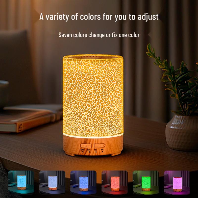Crackle Ultrasonic Aroma Diffuser & Humidifier for Bedroom