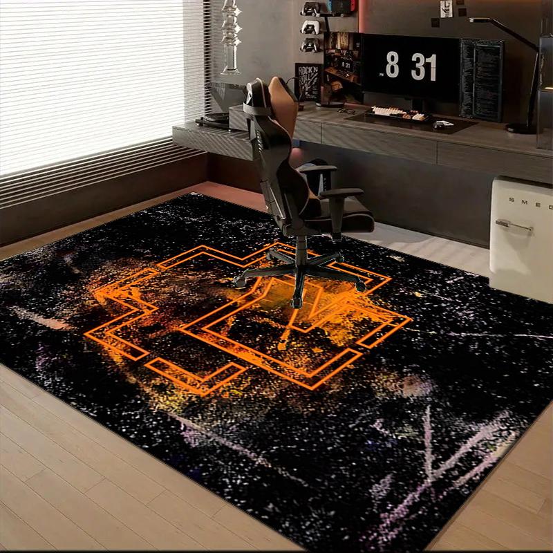 Ramm-stein Skulls And Logo Area Rug Suitable for Indoor And Outdoor,Carpets for Kitchens, Homes, Offices, Living Rooms,Home Decor,Christmas Gift