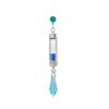 Vanitas no Carte Crystal Hourglass Dangle Earrings