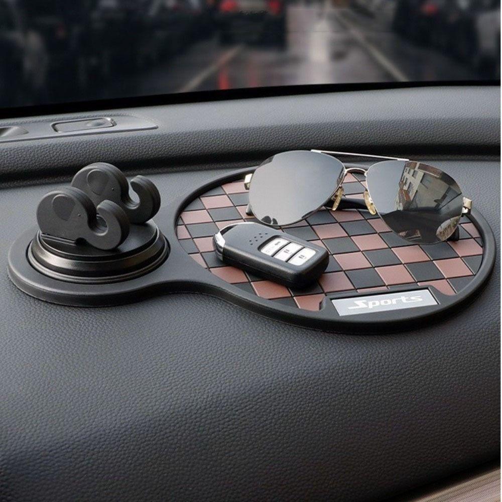 With Phone Holder Car Dashboard Pad Parking Phone Number Plate for Car Center Console