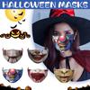 Halloween Dospělý Half Face Scary Funny Horror Cotton Mask Obličejová maska