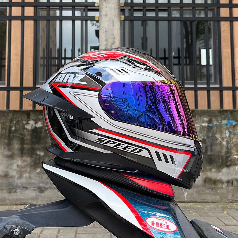 Motocross helmet Adult certif ication safety helmet DOT Motorcycle Helmets Moto full Face Racing helmet Double Visor