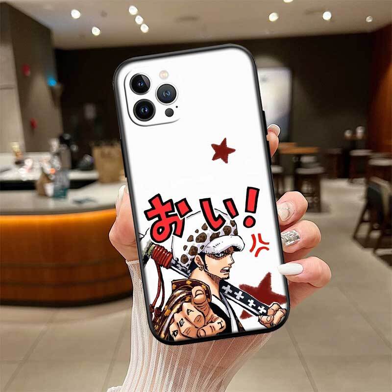 Art One Piece Law Case for Samsung Note 20 10 S25 Plus Ultra Lite FE M20 M21 M30 M31 M51 A11 A26 A51 A52 A53 A56 A70 A71 A72 A73