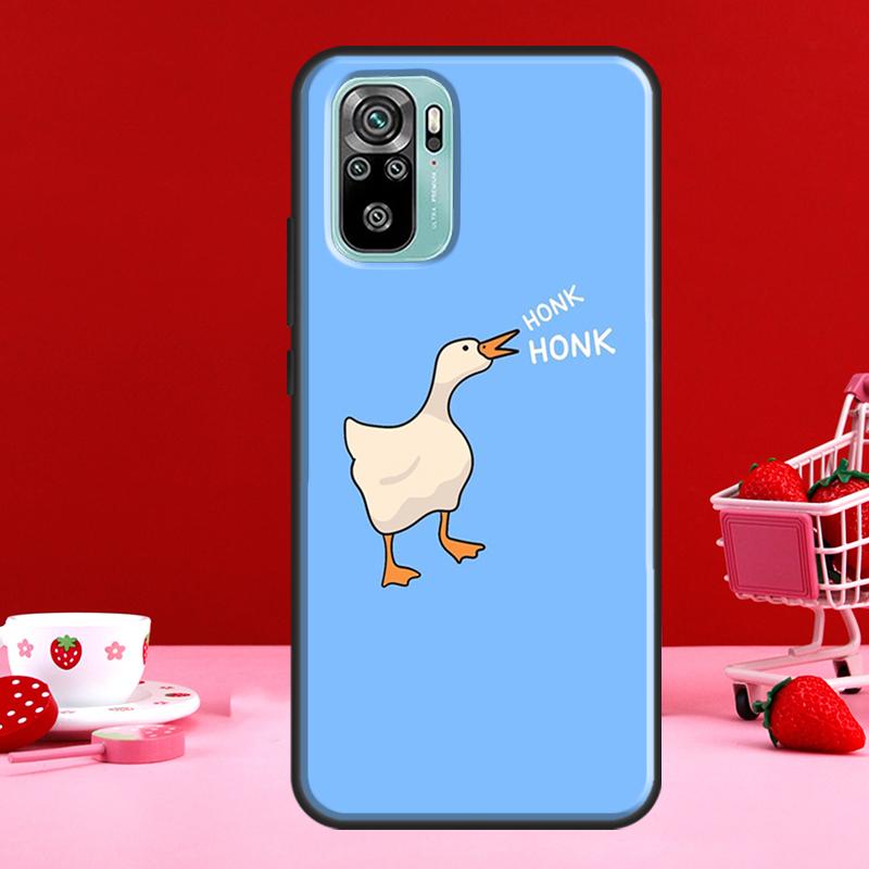Custodia Cartone Animato Oca Divertente Per Xiaomi Redmi Note 11 Pro Note 10 9 8 Pro 11S 9S 10S Cover Per Redmi 10 9 9A 9C 9T