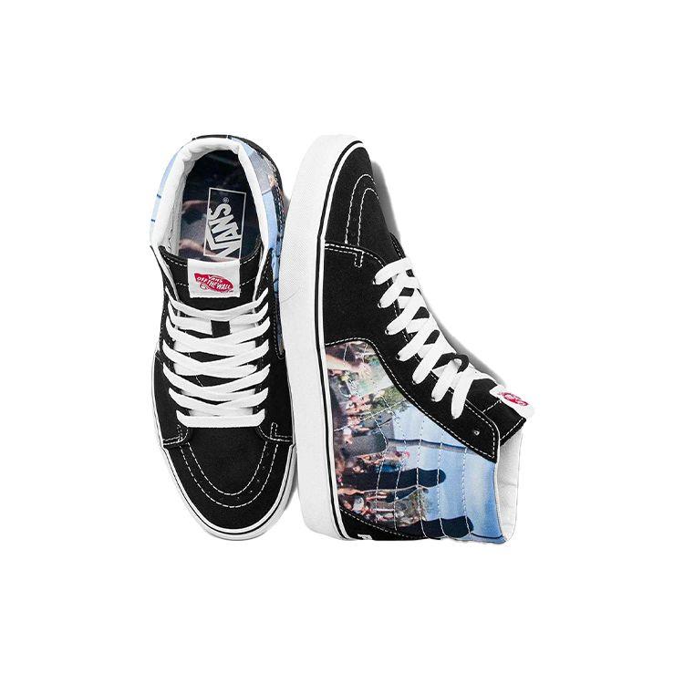 MOCA X Frances Stark X Vans Sk8-Hi Poets On the Pyre III, 2015 Unisex Sneakers Black VN0A5KRHA55