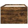 Bed Frame with Storage and Door Smoked Oak 80 x 200 cm