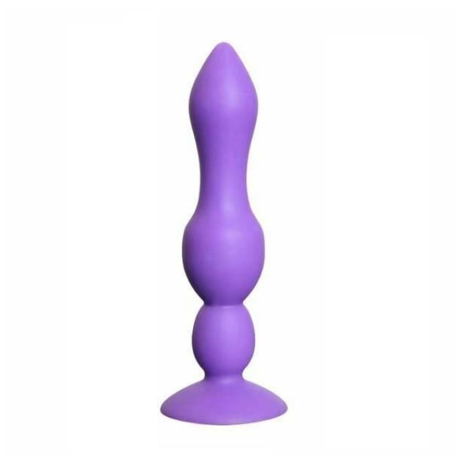 Big Purple Silicone Butt Plug Beads Unisex Large Anal Sex Toys Anal Balls & Beads