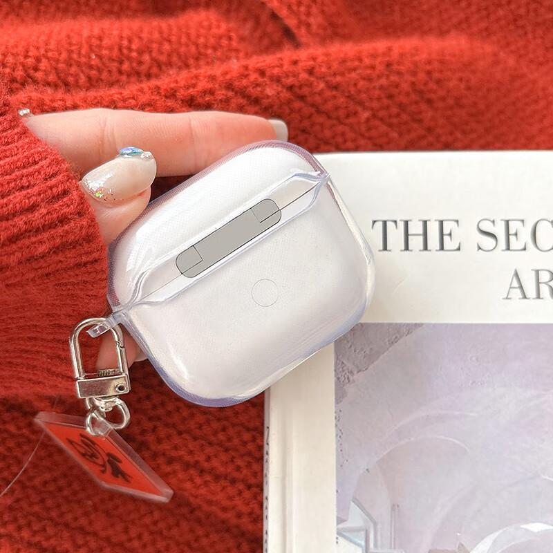 Apple AirPods 3 Earphone Case, Simple And Elegant Anti-Drop Soft Case, Creative New Year Transparent Design