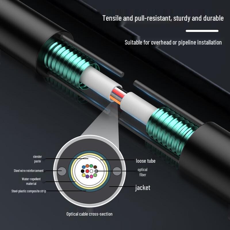 Yangye GYXTW Outdoor Armored Multimode Fiber Optic Cable