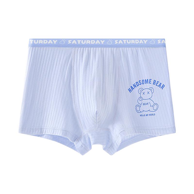 Cartoon Modal Breathable Boxer Briefs for Boys - Big Kids & Junior Students