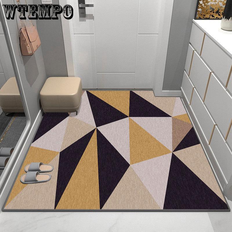 WTEMPO Entrance Carpet Thickened Washable Living Room Bedroom Carpet Floor Mat Foot Mat
