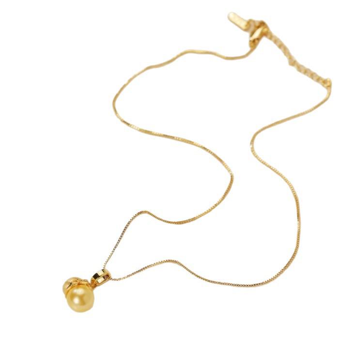 Luxurious Minimalist Handcrafted Gourd Necklace for Women