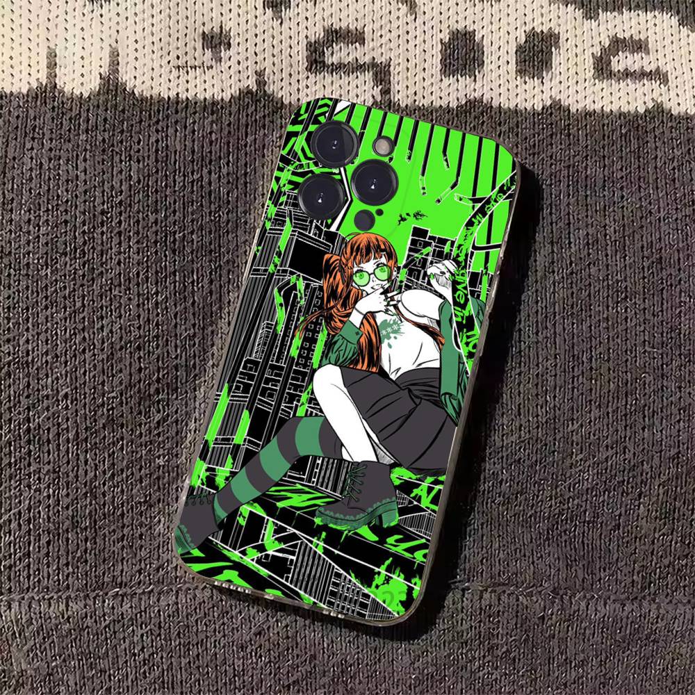 Game P-Persona 5 Phone Cases For iPhone 17 16 15 14 13 12 11 Pro Max Plus Luxury Camera Protection Plastic