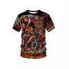Thundercats anime 3D printed T-shirt for men and women, oversized streetwear in Harajuku