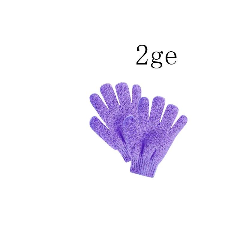 1-4pair Five Fingers Bath Gloves Household Shower Scrub Body Wash Children Home Supply Elastic Wipe Back Bathing Cleaning Gloves