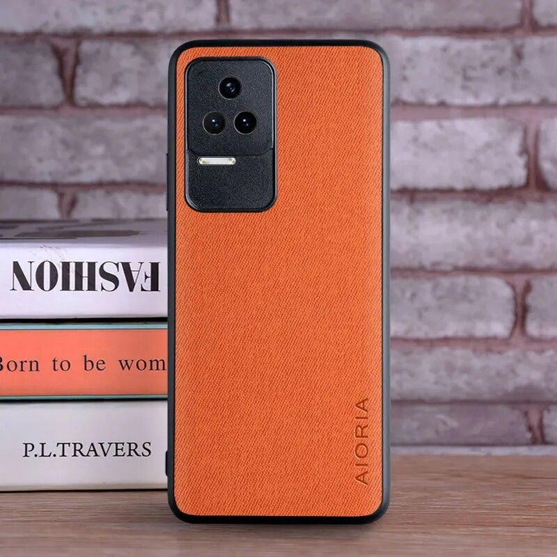 Case for Xiaomi Redmi K50 Pro 5G Coque Luxury Textile Leather Skin Soft Hard Phone Cover for Xiaomi Redmi K50 Case Funda Capa