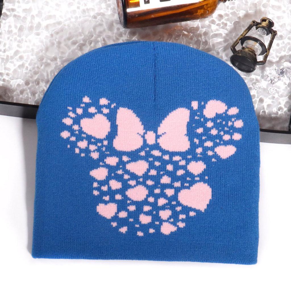 Mickey Mouse Knit Hat For Winter Warmth With Cozy Acrylic Fabric For Outdoor Activities